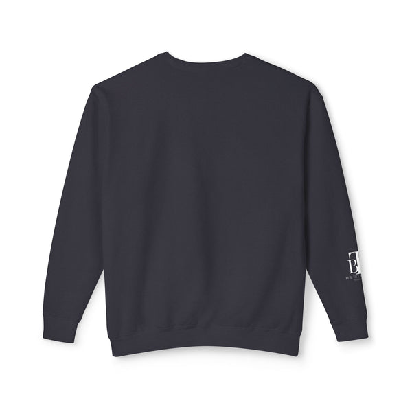 Crewneck Sweatshirt — Minimal Monogram 'TBH' Logo Lightweight Pullover