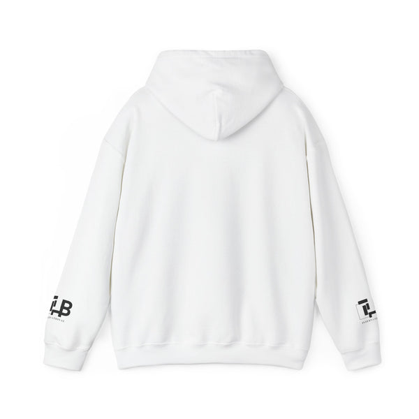 Logo Hoodie — TB International Minimalist White Pullover