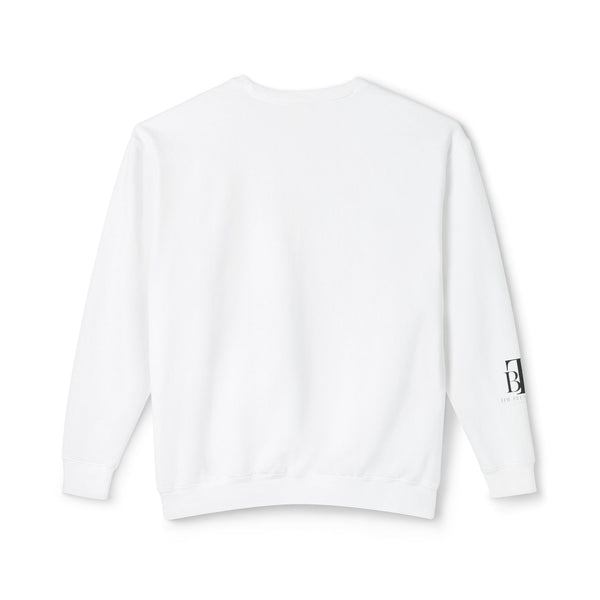 Crewneck Sweatshirt — Minimal Monogram 'TBH' Logo Lightweight Pullover