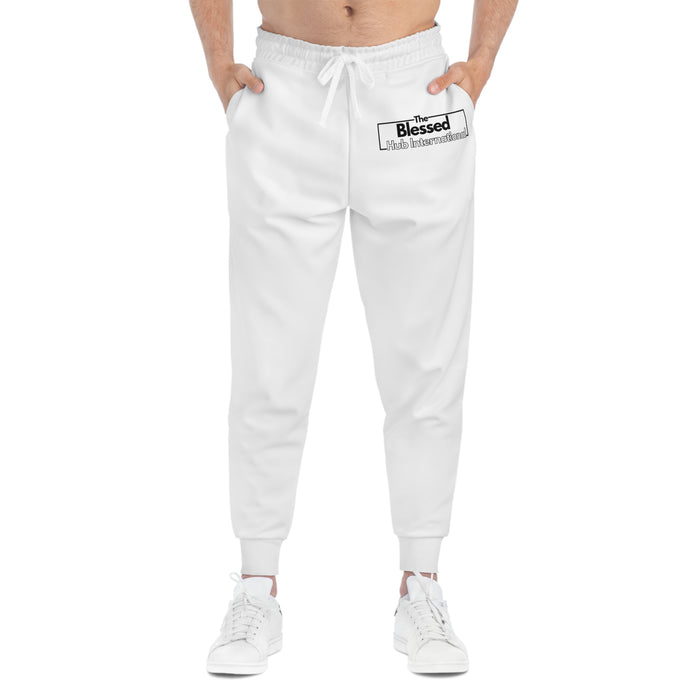 Blessed Athletic Joggers – Minimal Pocket Logo Sweatpants