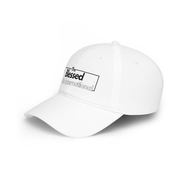 Blessed Hub International Embroidered Baseball Cap — Low Profile Tan Hat
