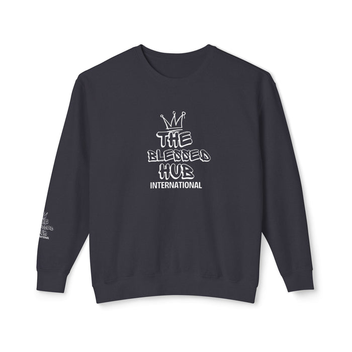 Crewneck Sweatshirt — Minimal Monogram 'TBH' Logo Lightweight Pullover