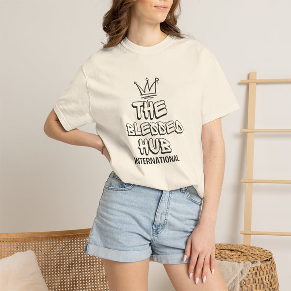 The Blessed Hub International T-Shirt — Crown Graphic Faith Tee