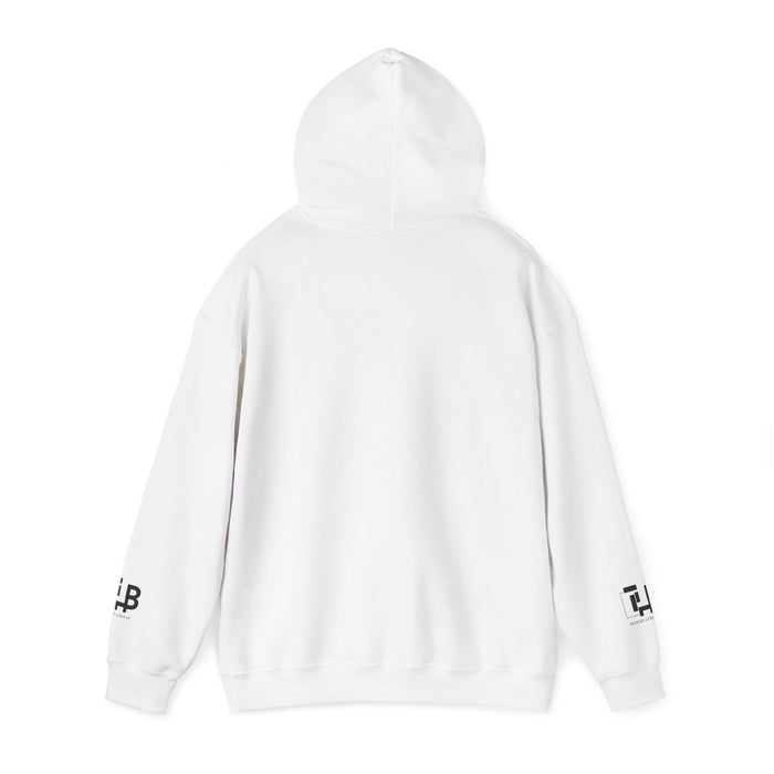 Logo Hoodie — TB International Minimalist White Pullover