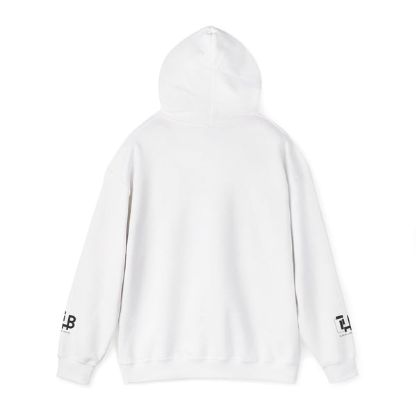 Logo Hoodie — TB International Minimalist White Pullover