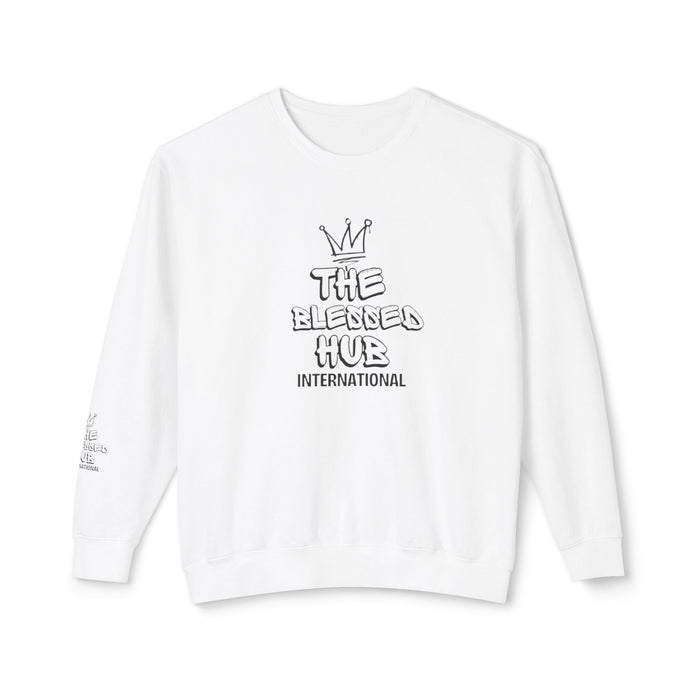Crewneck Sweatshirt — Minimal Monogram 'TBH' Logo Lightweight Pullover
