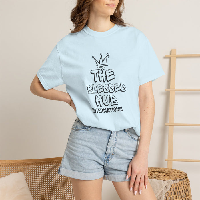 The Blessed Hub International T-Shirt — Crown Graphic Faith Tee