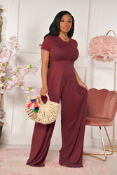 Casual Two Piece Pant Set