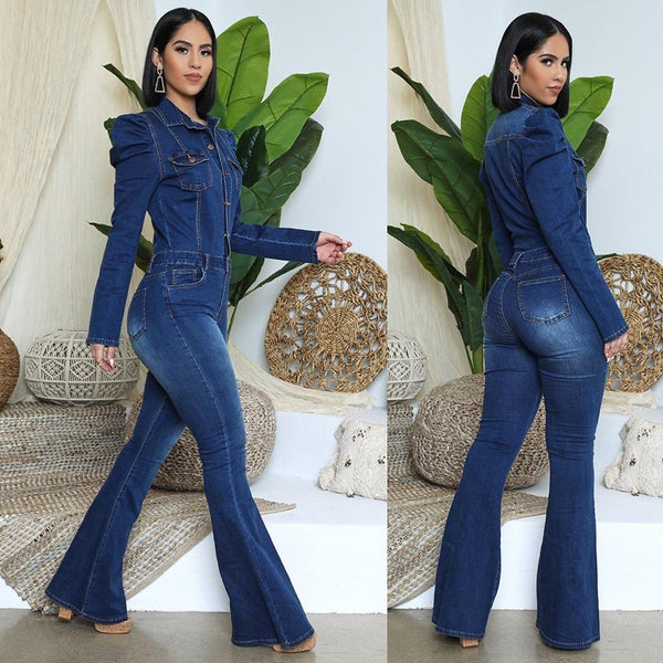 Denim Play Date Jumpsuits