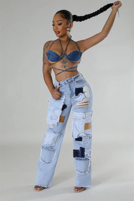 Patch Work Jeans