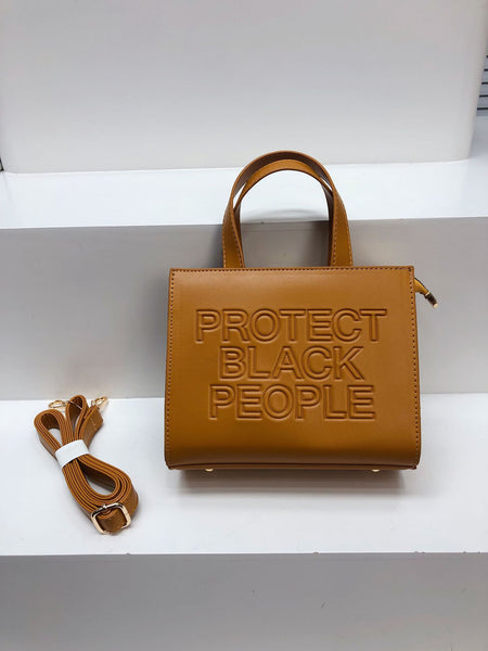 Mini  Protect Black People Handbag