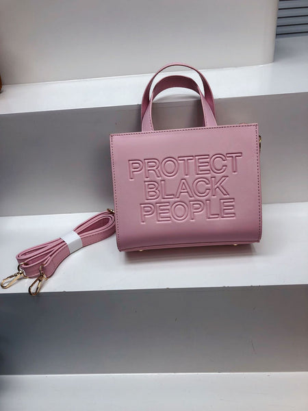 Mini  Protect Black People Handbag