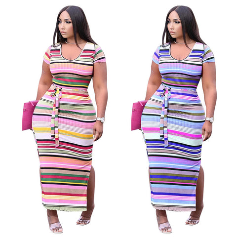 New Design Stripe Summer Dresses