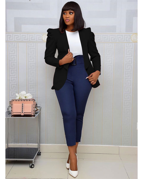 Shrug Shoulder Ladies Blazer