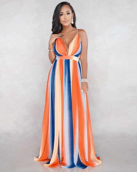 Bohemian Sleeveless Maxi Dresses