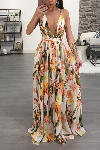 Bohemian Sleeveless Maxi Dresses